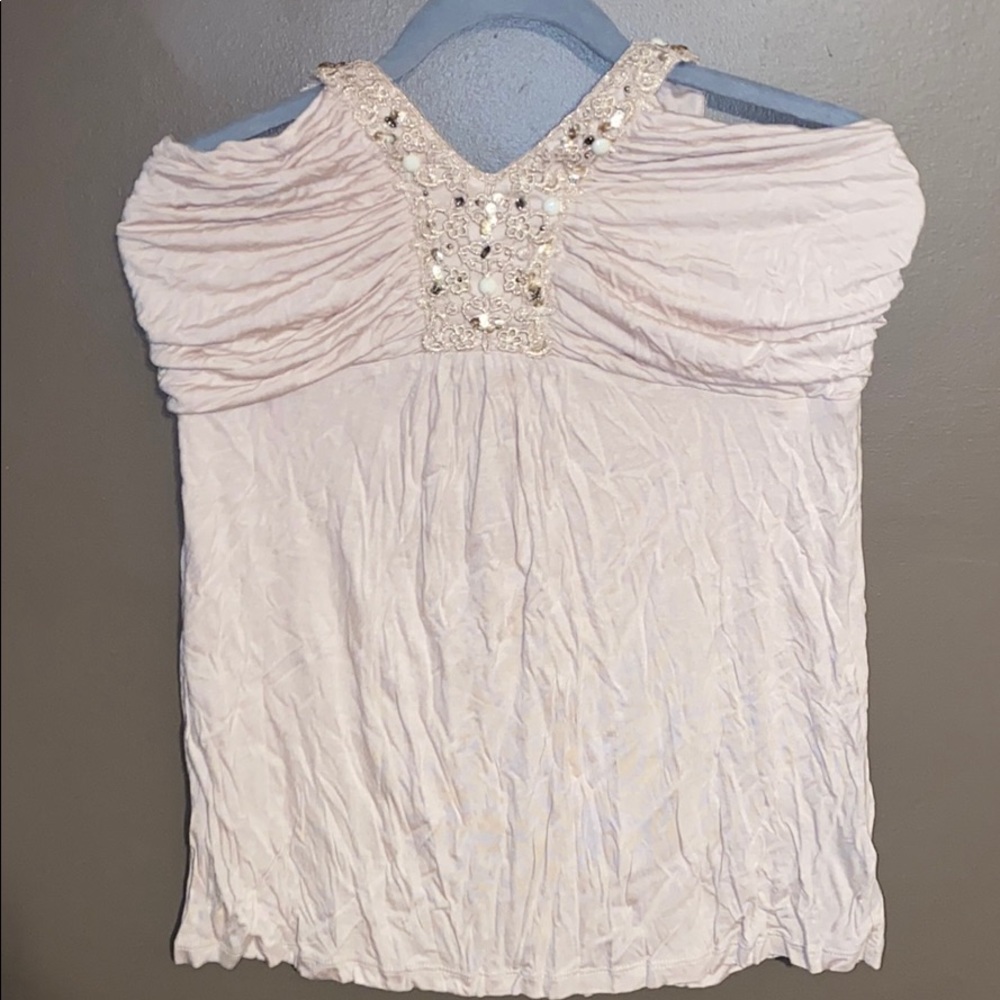 Sequin/Beaded Halter Top